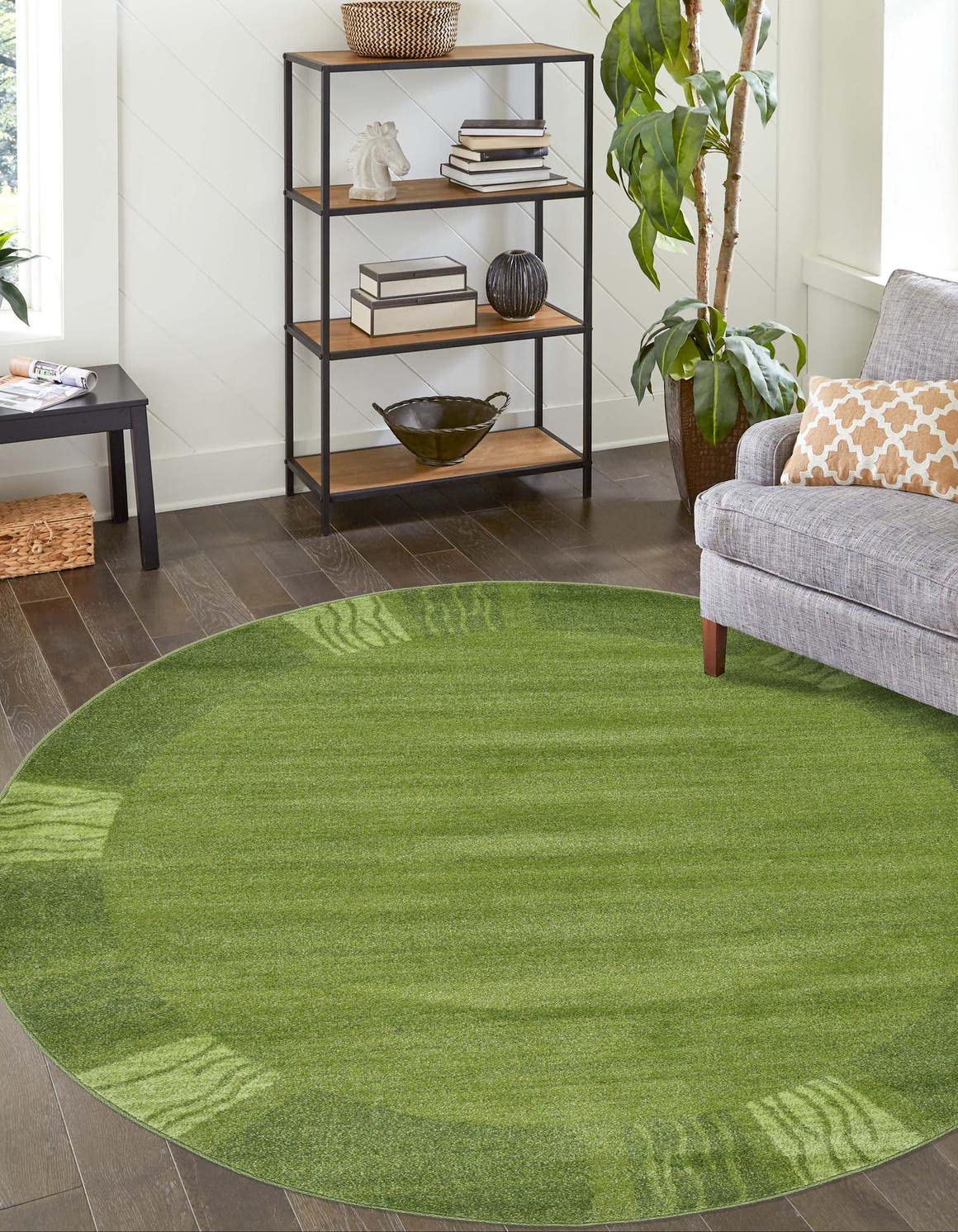Unique Loom Del Mar Collection Area Rug - Sarah (2' 7" x 10' Runner, Light Blue/ Blue)