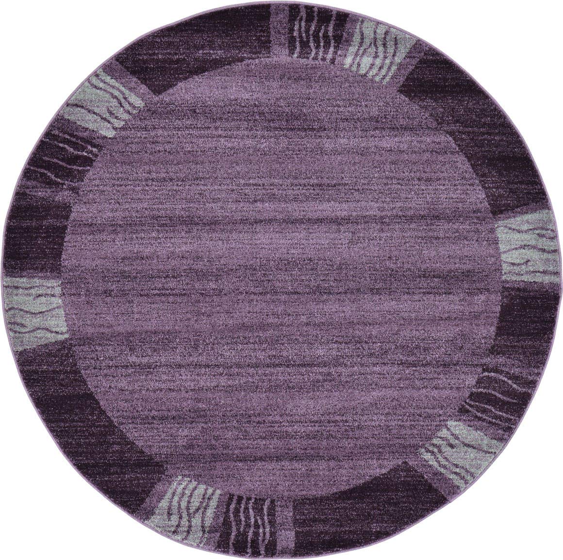 Unique Loom Del Mar Collection Area Rug - Sarah (2' 7" x 10' Runner, Light Blue/ Blue)