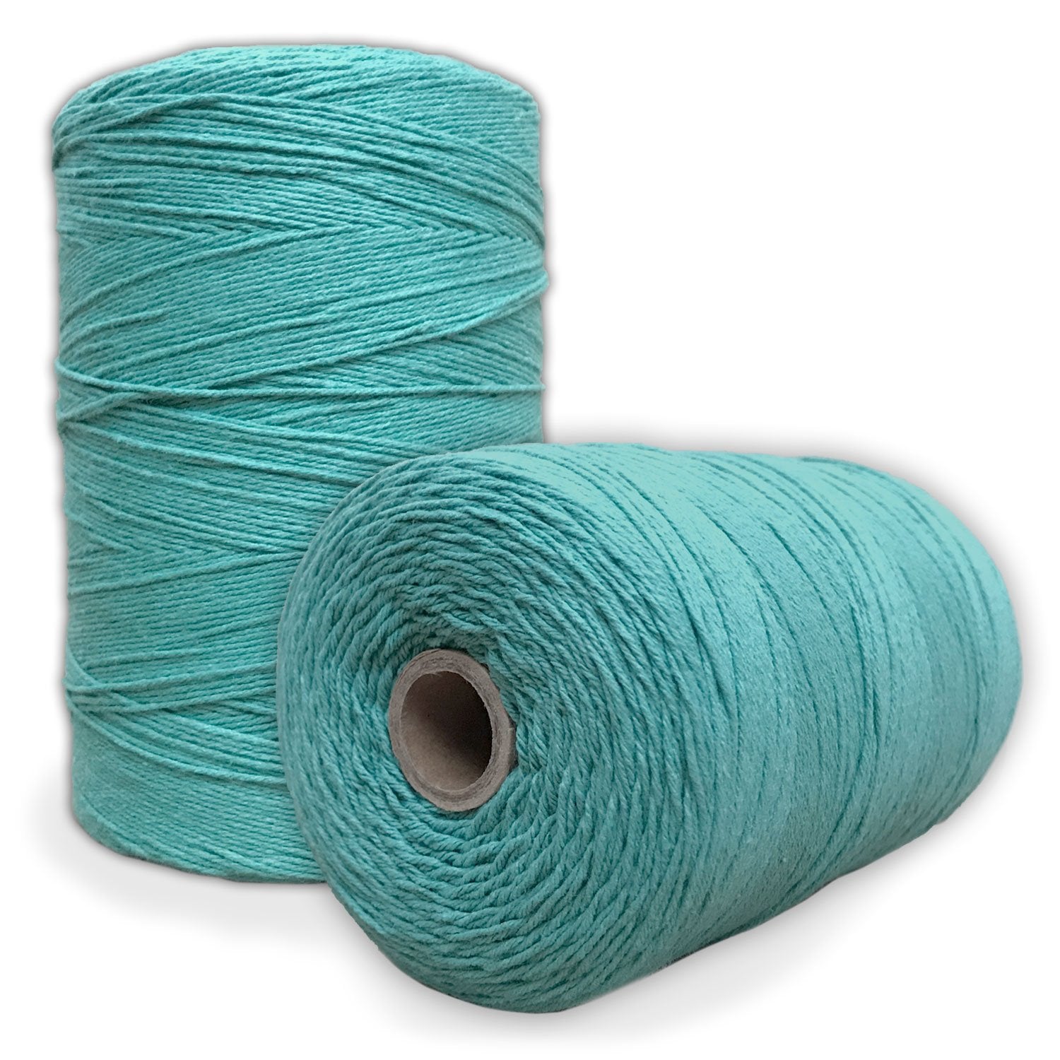 100% Cotton Loom Warp Thread (Light Blue), 8/4 Warp Yarn (800 Yards), Perfect for Weaving: Carpet, Tapestry, Rug, Blanket or Pattern - Warping Thread for Any Loom
