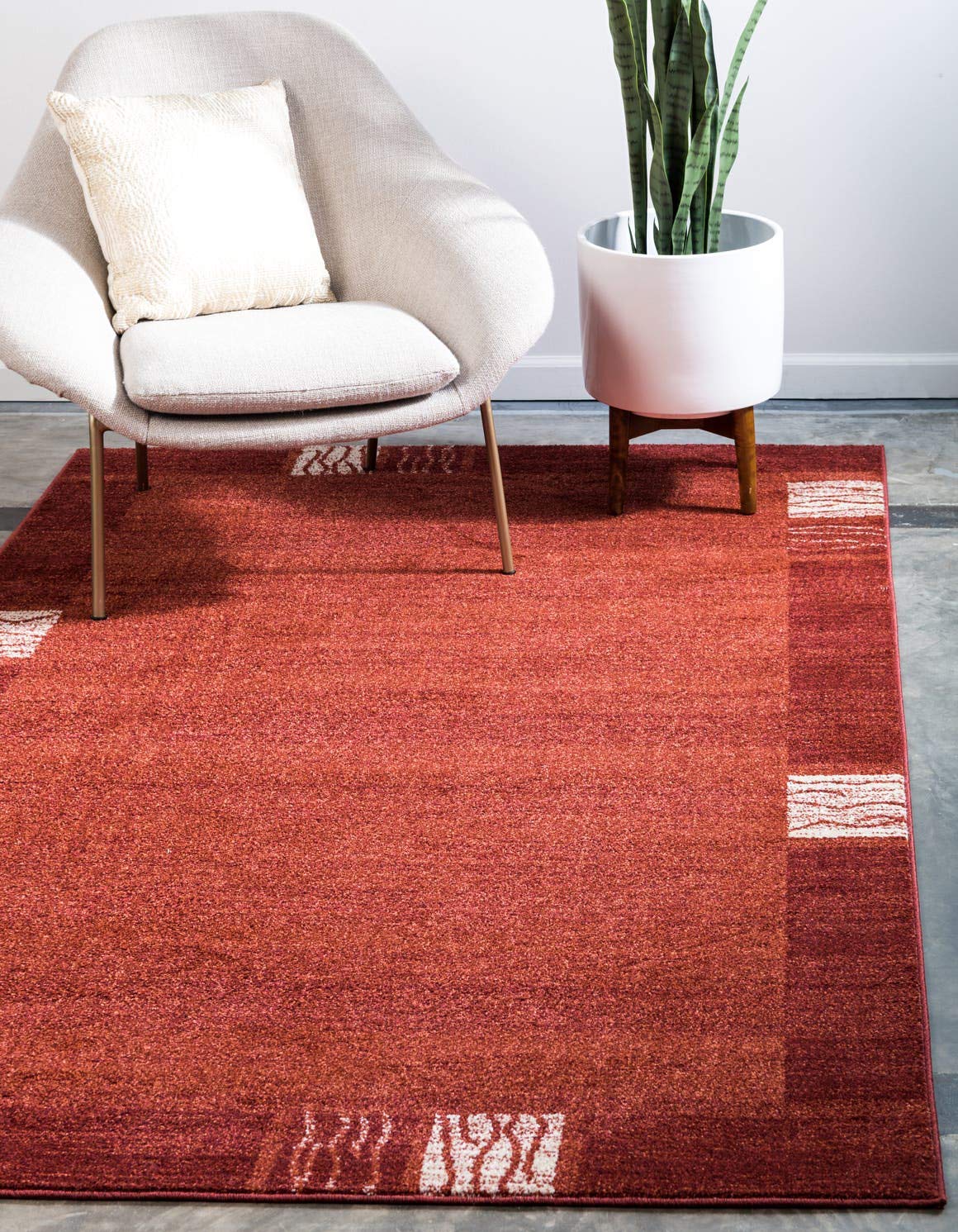 Unique Loom Del Mar Collection Area Rug - Sarah (2' 7" x 10' Runner, Light Blue/ Blue)
