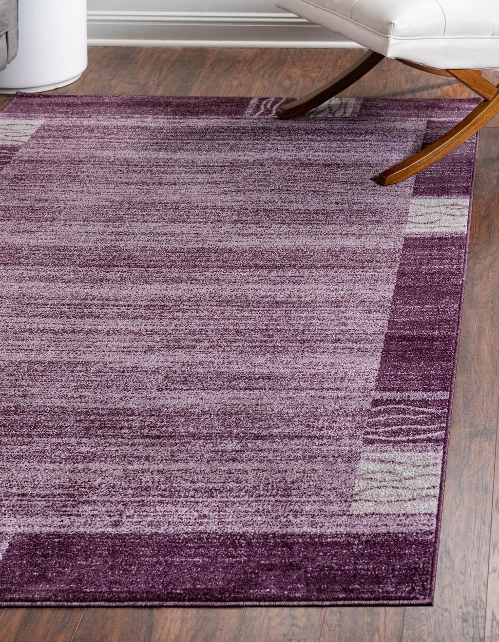 Unique Loom Del Mar Collection Area Rug - Sarah (2' 7" x 10' Runner, Light Blue/ Blue)