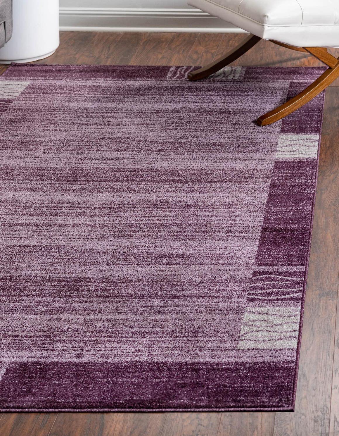 Unique Loom Del Mar Collection Area Rug - Sarah (2' 7" x 10' Runner, Light Blue/ Blue)