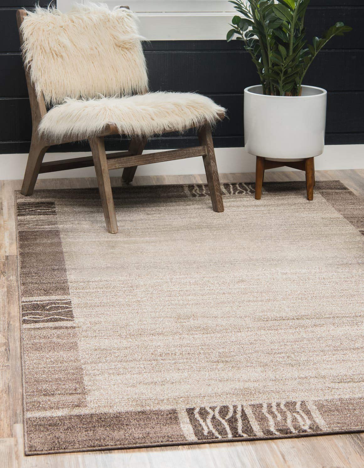 Unique Loom Del Mar Collection Area Rug - Sarah (2' 7" x 10' Runner, Light Blue/ Blue)