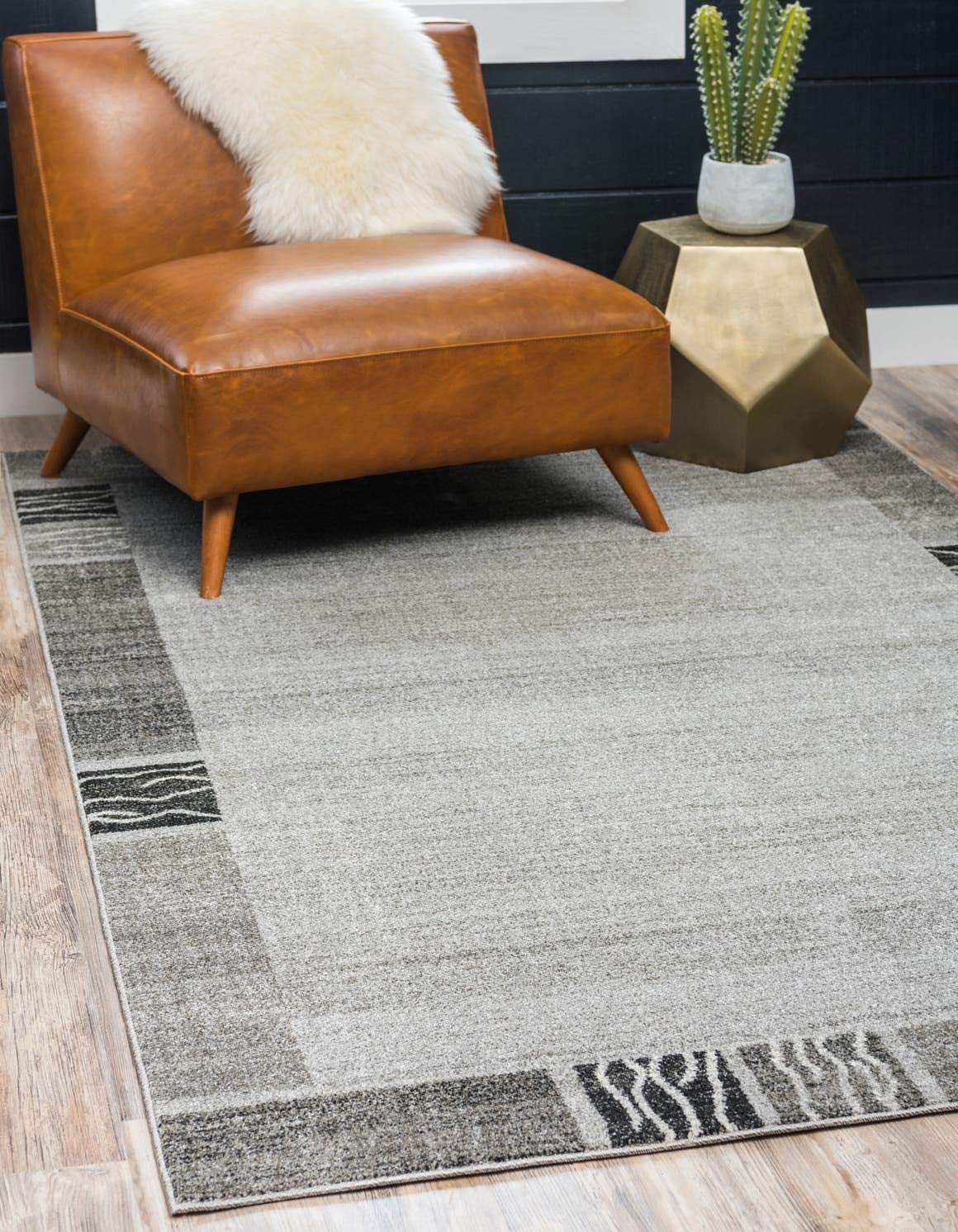 Unique Loom Del Mar Collection Area Rug - Sarah (2' 7" x 10' Runner, Light Blue/ Blue)