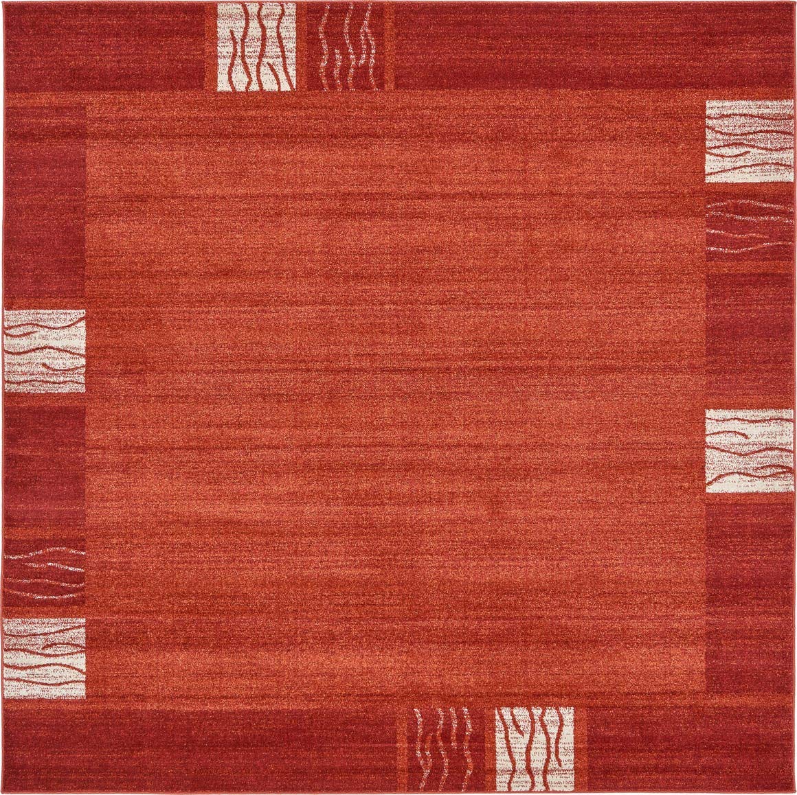 Unique Loom Del Mar Collection Area Rug - Sarah (2' 7" x 10' Runner, Light Blue/ Blue)