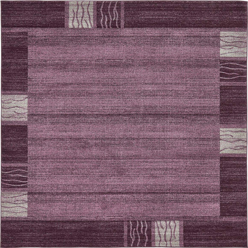 Unique Loom Del Mar Collection Area Rug - Sarah (2' 7" x 10' Runner, Light Blue/ Blue)