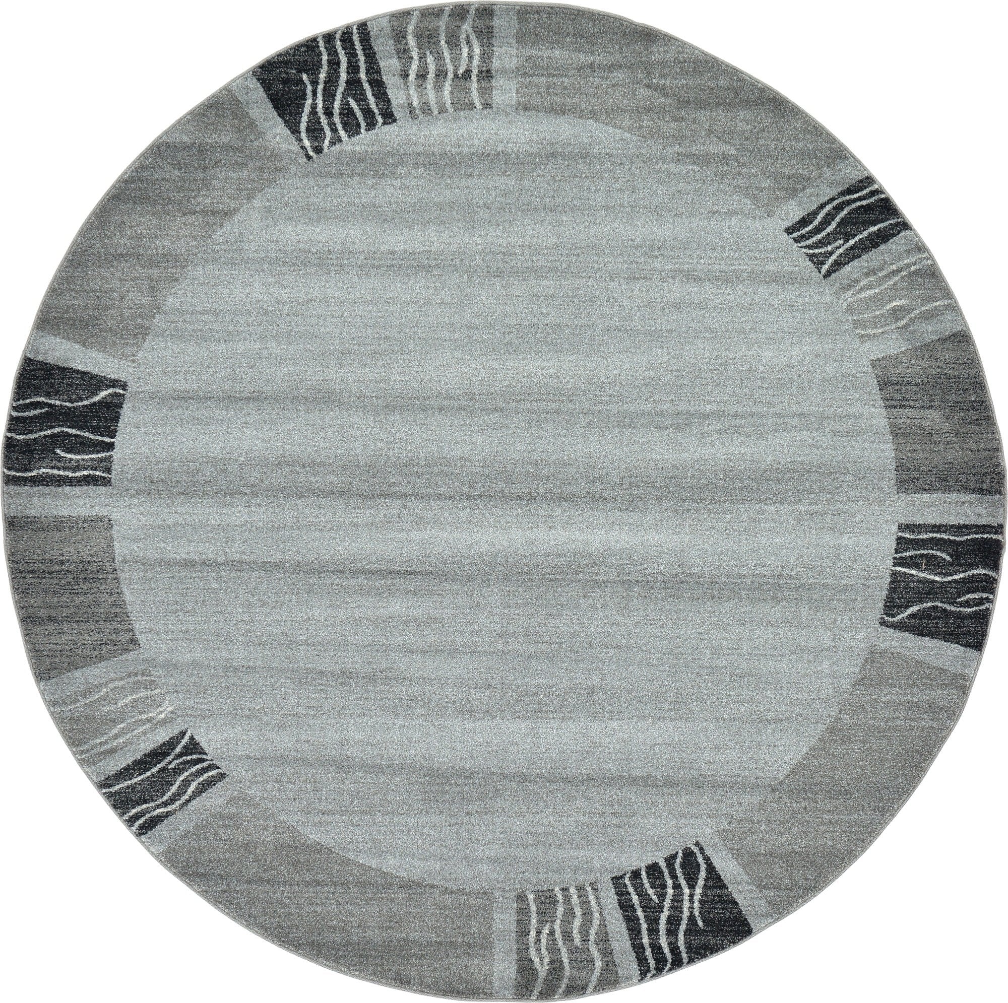 Unique Loom Del Mar Collection Area Rug - Sarah (2' 7" x 10' Runner, Light Blue/ Blue)